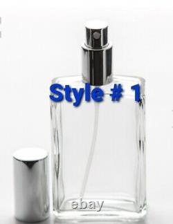 100 ml Refillable Empty Clear Glass Perfume Atomizer Spray Bottle Lot