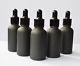 100pc 30ml Black Frosted Light-proof Glass Dropper Bottle To Store Essential Oil