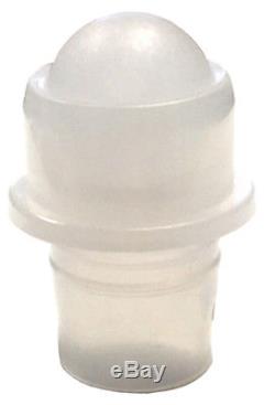 10 ML Roll on Clear Glass Bottle with Housing & Black Caps (Case Qty, 864 Pcs)