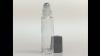 10ml 1 3 Oz Clear Cylinder Glass Bottle With Stainless Steel Roller And Black Or White Cap