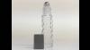 10ml 1 3 Oz Swirl Cylinder Glass Bottle With Stainless Steel Roller And Black Or White Cap