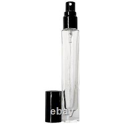 10ml Cylinder Thick Glass Choose Your Color Perfume Spray Bottles Refillable