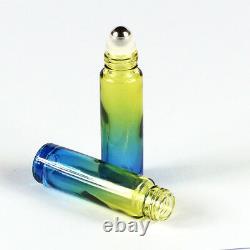 10ml Empty Glass Roll on Bottle Metal Roller Ball Essential Oil Bottles Thicken