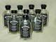 (12) Jack Daniel's Jack Daniels 100ml Black Glass Bottles Recycled (empty)