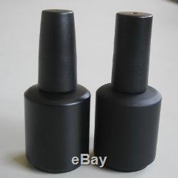 15ml Matte Black Empty UV Gel Nail Polish Glass Bottles, One carton 324 pcs