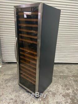 170 Bottle Wine Cooler Glass Door Dual Temp Zone Refrigerator Enthusiast #3738