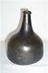 17th / 18th Century Glass Mallet Bottle Found In Boston Lincolnshire. Black