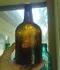 1840s Pontiled 3 Pc Mold Stoddard Olive Amber Ale Bottle Crude Whittled Nice