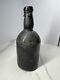 18th Century Squat Black Glass Pontil Beer Bottle Handmade Shipwreck Bottle