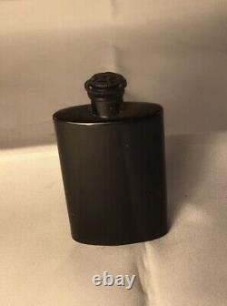 1930s Black Glass Perfume D'Orsay LE DANDY. 50 Oz Empty Bottle