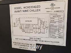 24 Avanti WCR5104DZD Digital Wine Cooler Chillers, 46-Bottle, Wooden Shelves