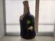24# C. 1700's-1800's Black Glass Blown Port Bottle Sea Salvaged Pirate Artifact