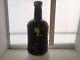 25# C. 1700's-1800's Black Glass Blown Port Bottle Sea Salvaged Pirate Artifact