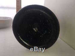 26# c. 1700's-1800's BLACK GLASS BLOWN PORT BOTTLE SEA SALVAGED PIRATE ARTIFACT