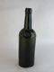 27847 Old Antique Black Glass Wine Bottle Freeblown Seal Hwc Gloucestershire
