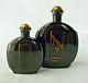 (2) Quand Corday Paris France Black Crystal Perfume Bottles Circa. 1935