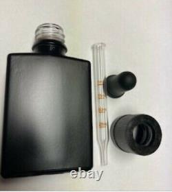 30ml Black Frosted Glass Square Bottle with Dropper Quantity of 252 for $190