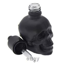 30ml Empty Skull Glass Dropper Bottles For Essential Oils Perfume Bottles Proof