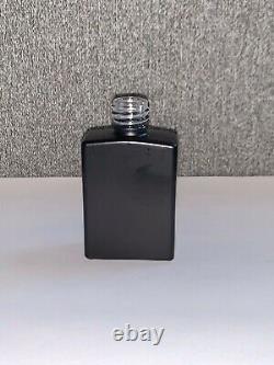 324 count 1oz / 30ml Black Frosted Glass Square Bottles with Droppers (case)