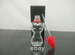 35ml female silhouette clear glass bottles with black eye dropper cap- 100 pk