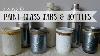 3 Ways To Paint Glass Jars And Bottles