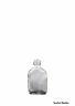 50ml Glass Bottle Miniature, 5cl Flask Spirit's With Silver Or Black Cap