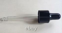 50pcs 30ml Black Light-proof Glass Dropper Bottles TO Store Essential Oil