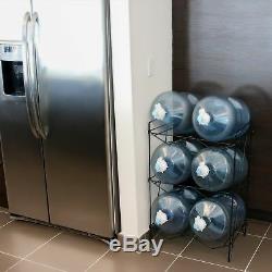 5 Gallon Water Bottle Shelf Rack Holder Dispenser Stand Storage For Glass