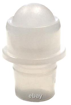 5 ML (1/6 OZ) Roll on Bottle Swirl With Housing Ball & Black Caps (864 Pc)