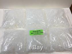 864 Bottles CASE PLAIN 1/3 oz 10ml CLEAR Glass Roll on With BLACK Cap & Roller