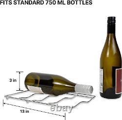 8 Bottle Wine Cooler, Black, Thermoelectric Wine Fridge, 0.8 Cu. Ft. (23L), Free