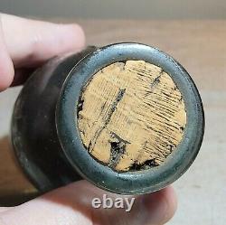 ANTIQUE CHARLES ELLIS PHILADELPHIA FINE WILLOW CHARCOAL MEDICINE BOTTLE with LABEL