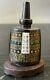 Antique Chinese Snuff Bottle Black With Markings Base 3 Tall