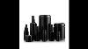 Airtight Ultraviolet Black Glass Jars And Bottle For Storage