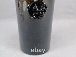 All Souls College Oxford England Applied Seal Black Glass Wine Bottle c. 1830s