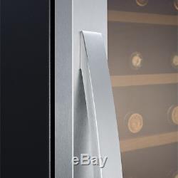 Allavino 34 Bottle Wine Cooler Refrigerator Stainless Steel Glass Door