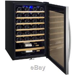 Allavino 48 Bottle Wine Cooler Refrigerator Stainless Steel Glass Door