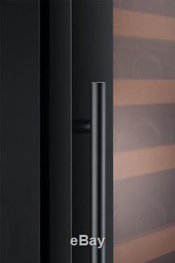 Allavino Classico Series 174 Bottle Wine Cooler Refrigerator Black Glass Door