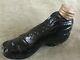 Antique Black Glass Whiskey Flask Figural Shoe Bottle Withtoe