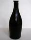 Antique Black Glass Apothecary Pharmaceutical Bottle 18th. Century Pontil Marked