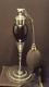 Antique Devilbiss Black & Chrome Perfume Atomizer Bottle Fine 1920's Art Deco