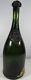 Antique England C. 1800's Black Glass Bottle Wine Shape Wax Seal B2