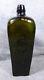 Antique Olive Green/black Glass J. J. Melchers Cosmopoliet Case Gin Bottle