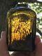Antique Open Pontil American (ct/new England) Black Glass 8-sided Snuff Bottle