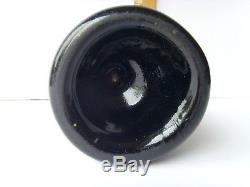 Antique Pontiled American Black Glass Quart Utility Bottle 8½ 1760-1800 46/37