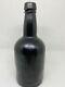 Antique Rum Bottle Black Glass Pre 1880s Shipwreck Find! Very Nice
