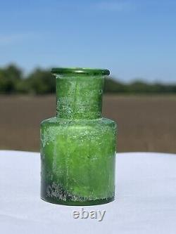 Antique Vintage Inkwell of the 1800's. Ink Well Glass