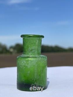 Antique Vintage Inkwell of the 1800's. Ink Well Glass