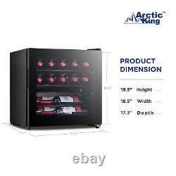 Arctic King 14-Bottle Wine Cooler, Full Glass Door -USA