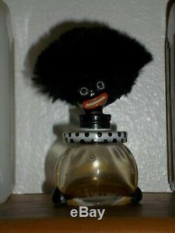 Art Deco antique Vigny perfume bottle Black Character Junior 1920's France